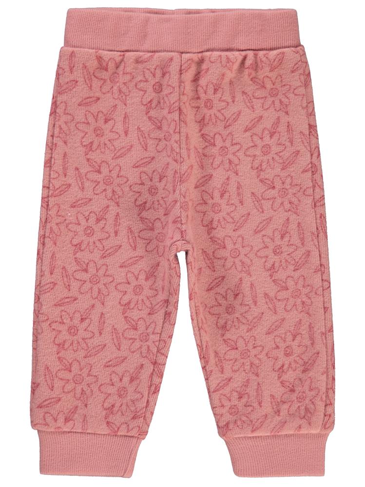 Civil Baby Çiçek Baskılı 6-18 Ay Eşofman Altı - Pudra