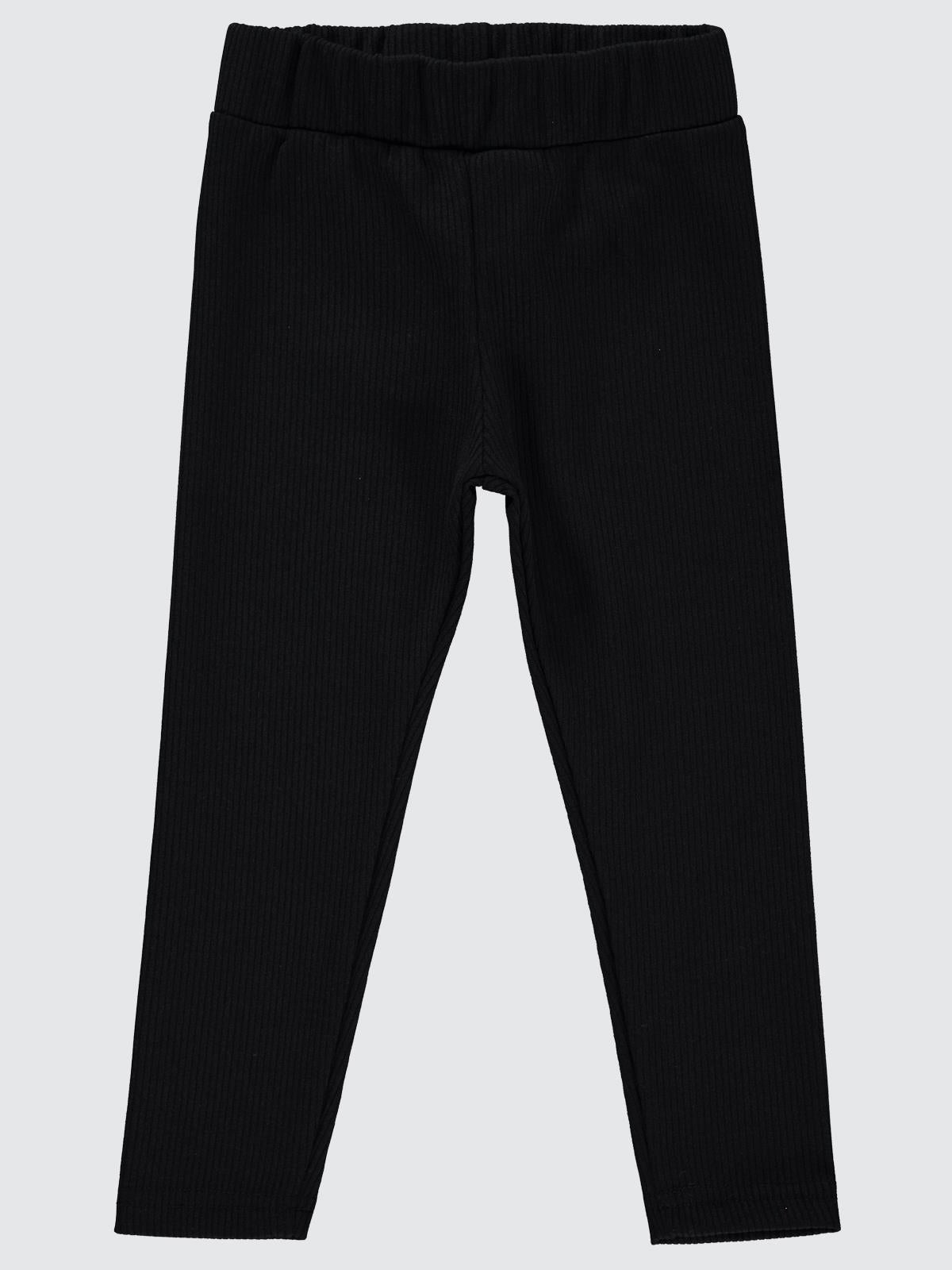 Civil Girls Düz 2-5 Yaş Tayt - Siyah