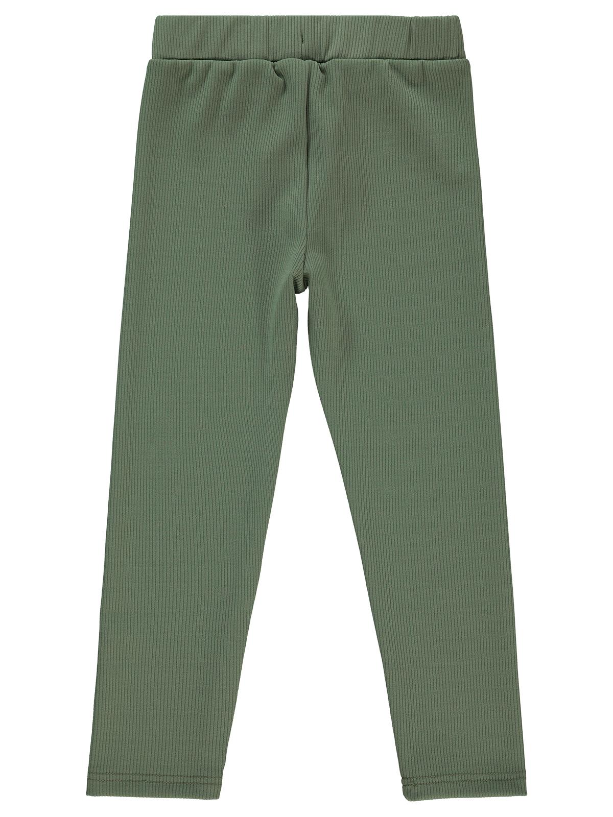 Civil Girls Düz 10-13 Yaş Tayt - Yeşil