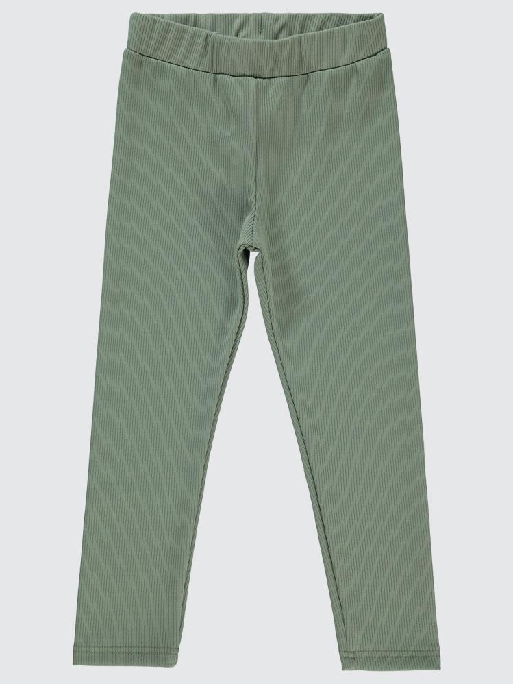 Civil Girls Düz 10-13 Yaş Tayt - Yeşil