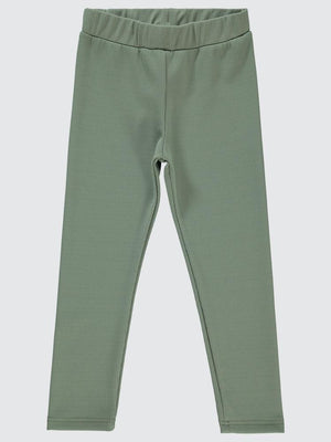 Civil Girls Düz 10-13 Yaş Tayt - Yeşil