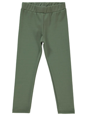 Civil Girls Düz 10-13 Yaş Tayt - Yeşil