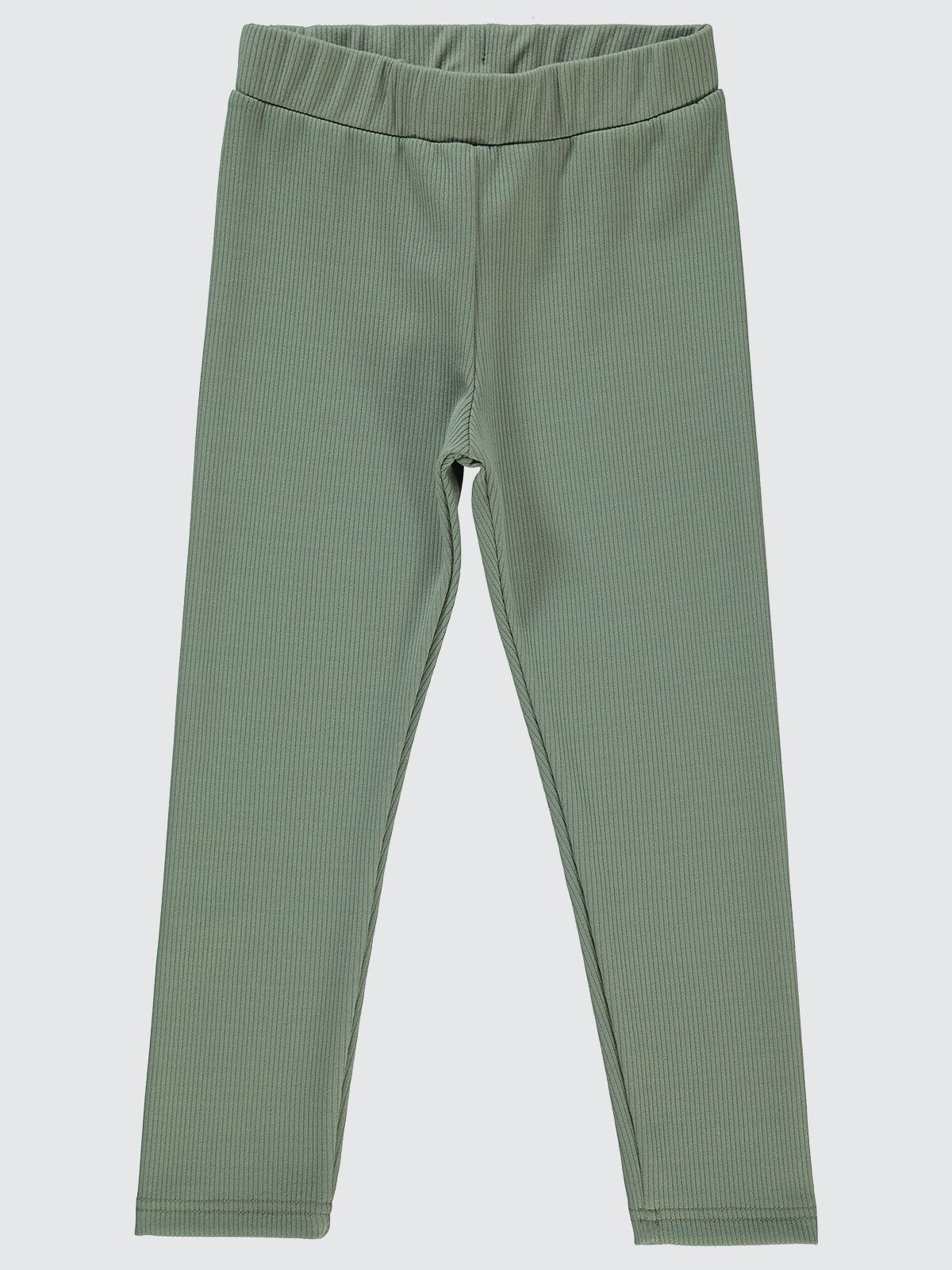 Civil Girls Düz 6-9 Yaş Tayt - Yeşil