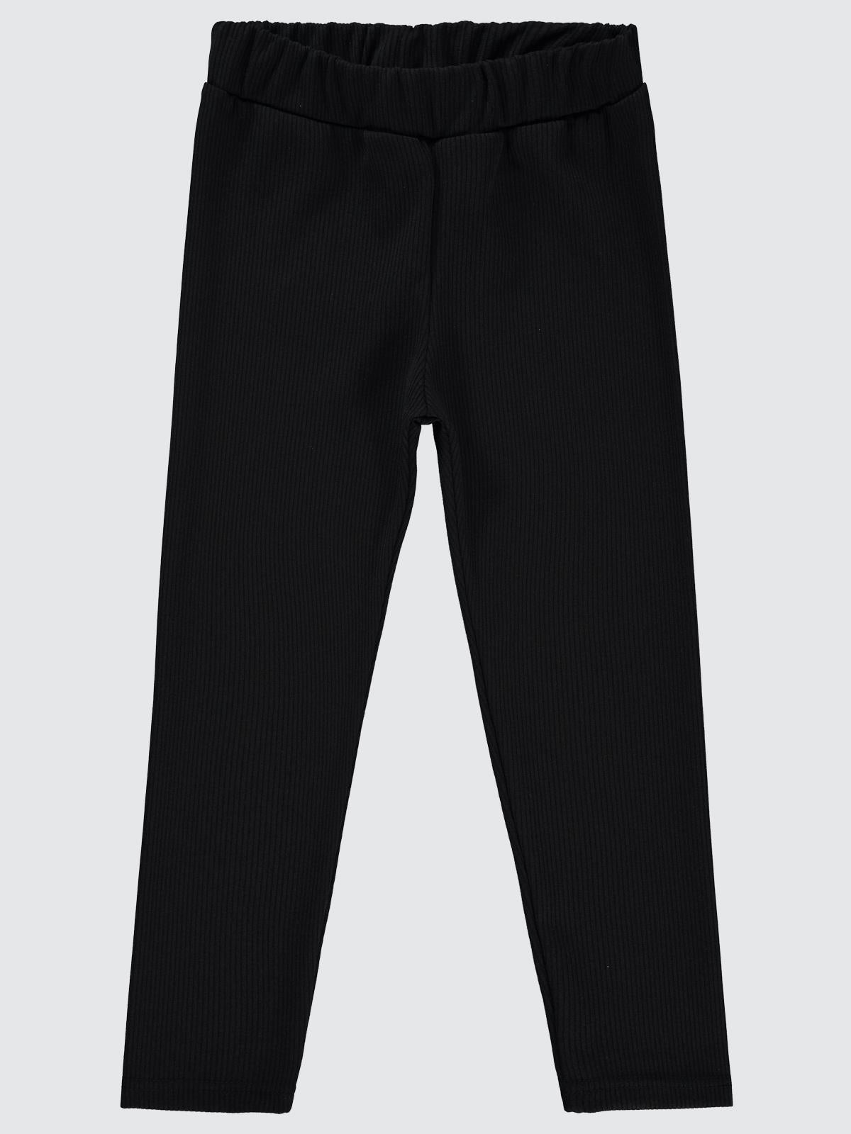 Civil Girls Düz 6-9 Yaş Tayt - Siyah