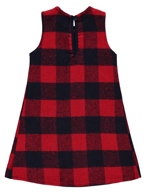 Civil Girls Pileli 10-13 Yaş Elbise - Kırmızı