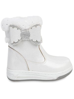 Civil Boots Kürklü Vakko 21-25 Numara Bot ve Çizme - Beyaz