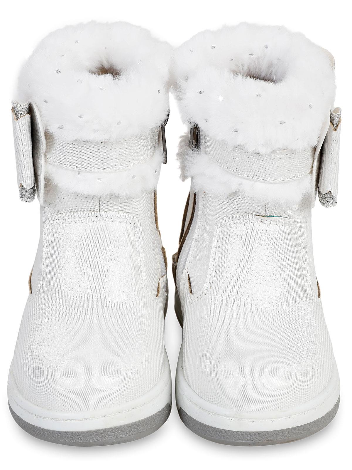 Civil Boots Kürklü Vakko 21-25 Numara Bot ve Çizme - Beyaz