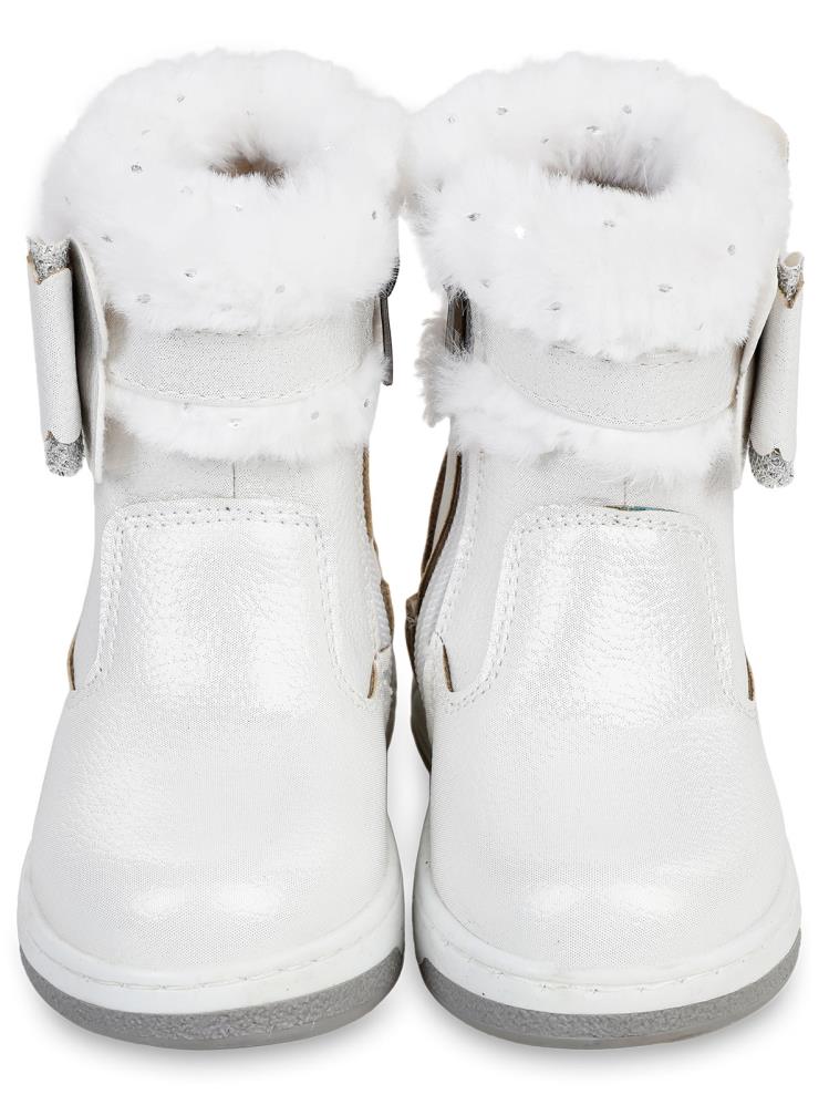 Civil Boots Kürklü Vakko 21-25 Numara Bot ve Çizme - Beyaz