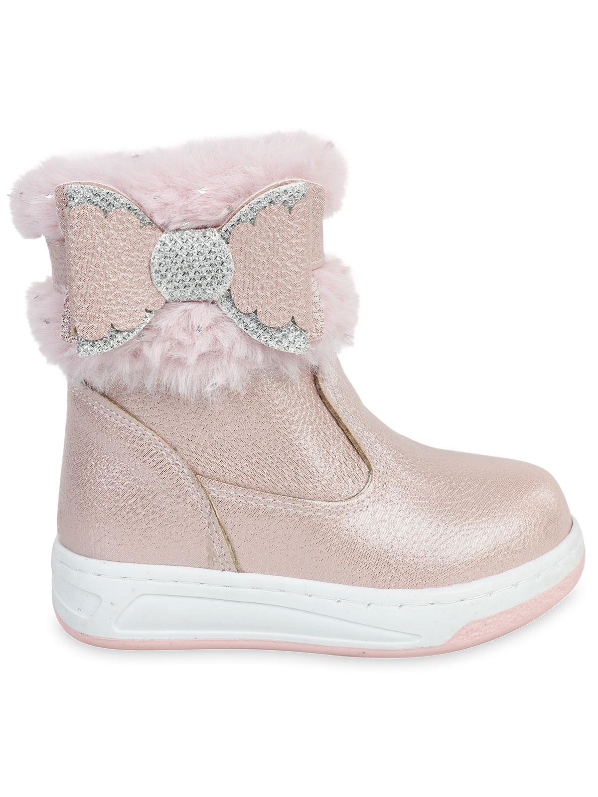 Civil Boots Kürklü Vakko 21-25 Numara Bot ve Çizme - Pudra