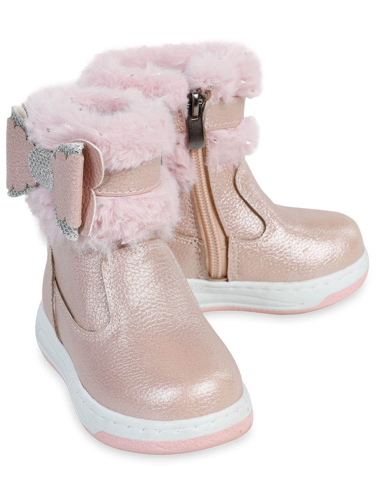 Civil Boots Kürklü Vakko 21-25 Numara Bot ve Çizme - Pudra