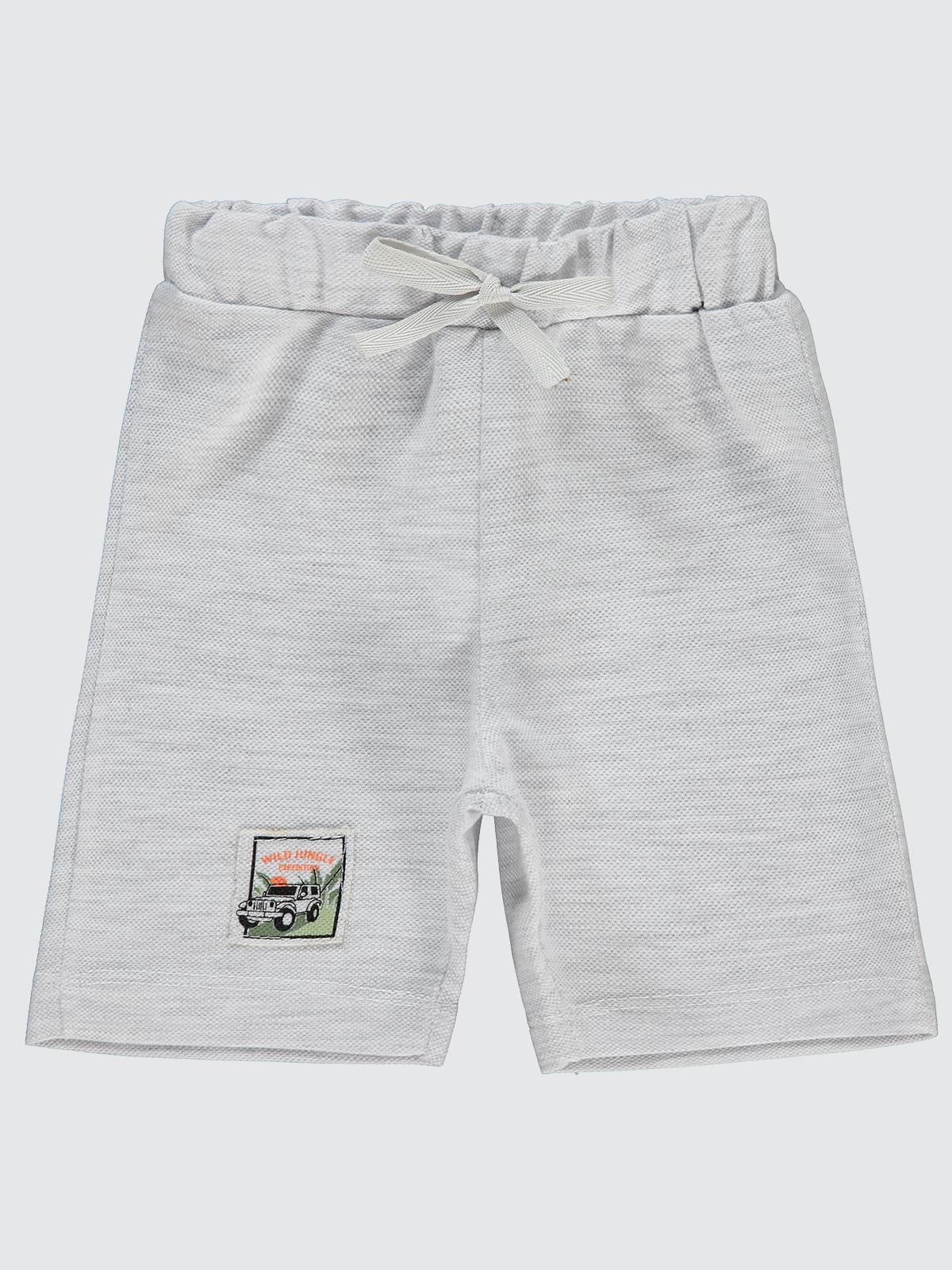 Civil Baby Basic Etiketli 6-18 Ay Kapri - Gri