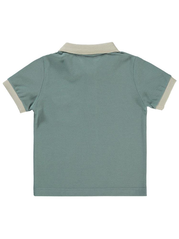 Civil Baby Harf Nakışlı 6-18 Ay Tişört - Mavi