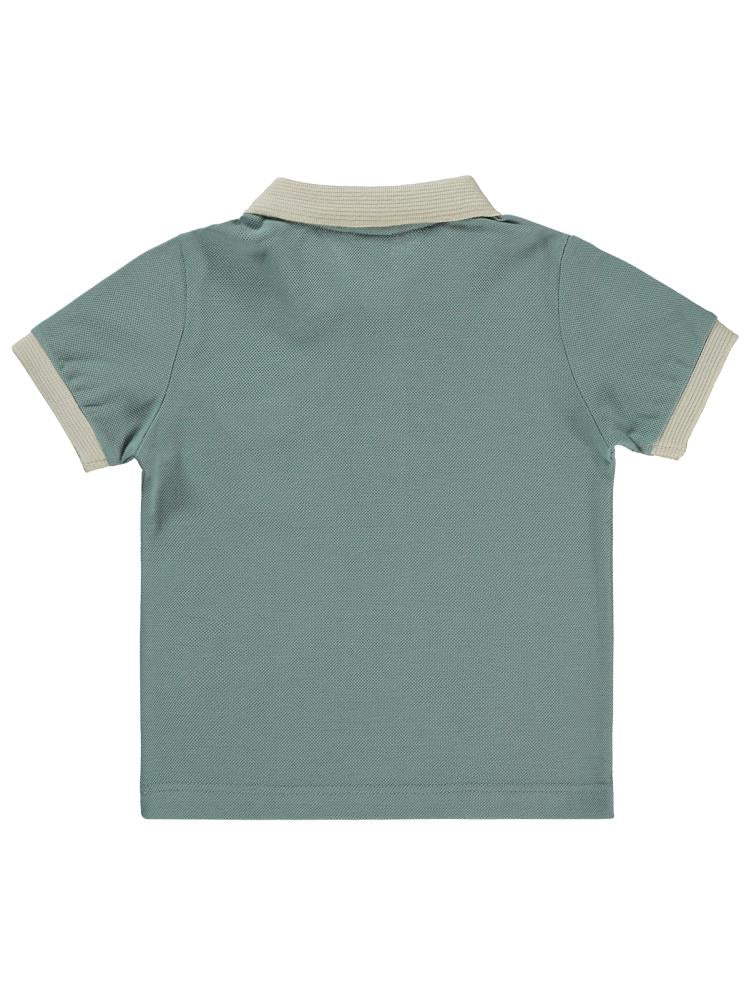 Civil Baby Harf Nakışlı 6-18 Ay Tişört - Mavi