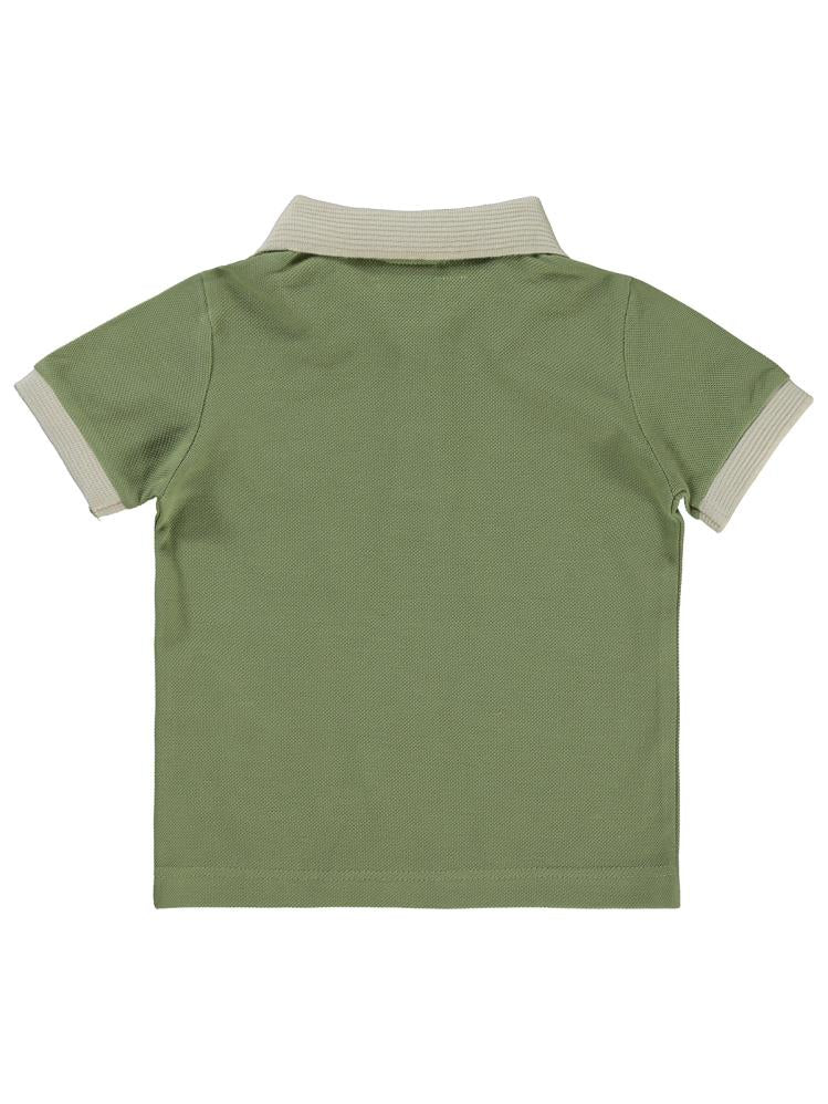 Civil Baby Harf Nakışlı 6-18 Ay Tişört - Yeşil