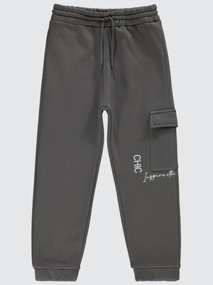 Civil Girls Chic Baskılı 6-9 Yaş Eşofman Altı - Gri