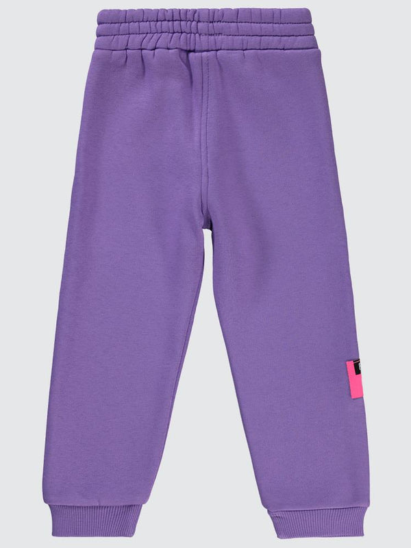 Civil Girls Fashion Aksesuarlı 2-5 Yaş Eşofman Altı - Lila