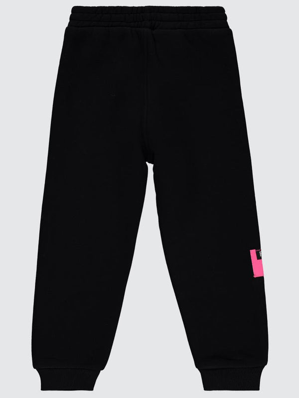 Civil Girls Fashion Aksesuarlı 2-5 Yaş Eşofman Altı - Siyah