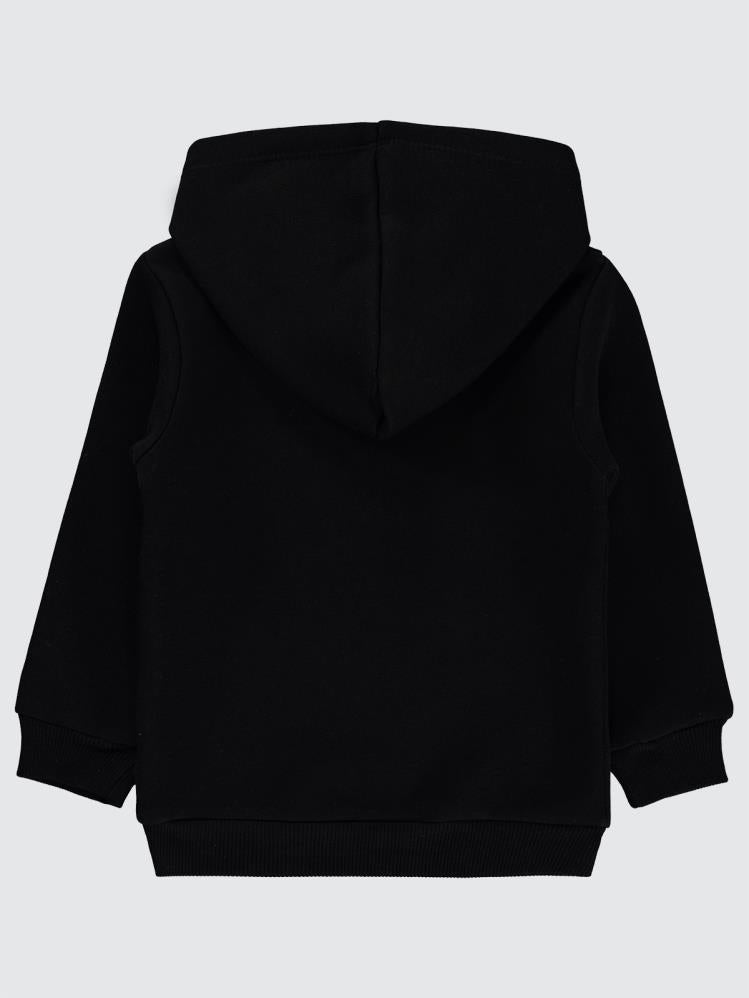 Civil Girls Love Nakışlı 2-5 Yaş Sweatshirt - Siyah