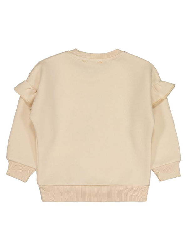8966 Civil Girls Unicorn Nakışlı 2-5 Yaş Sweatshirt - Fil Dişi