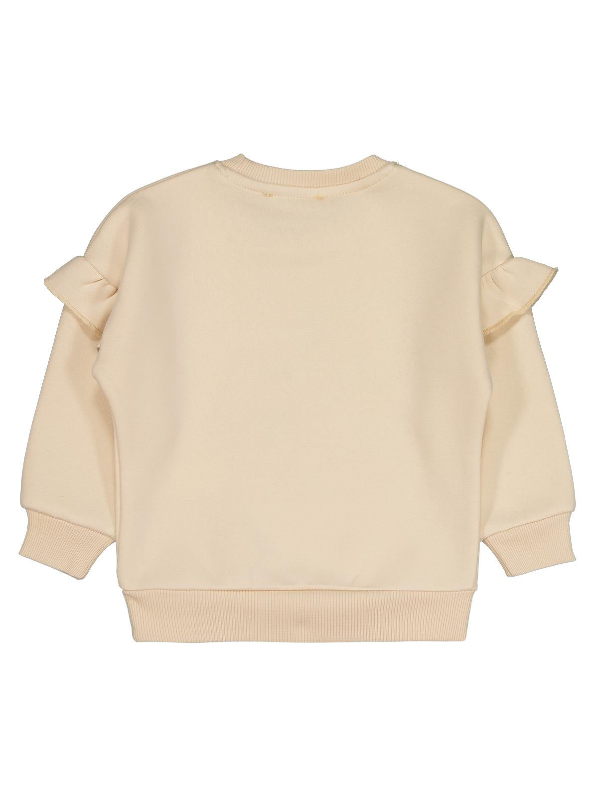 Civil Girls Unicorn Nakışlı 2-5 Yaş Sweatshirt - Fil Dişi