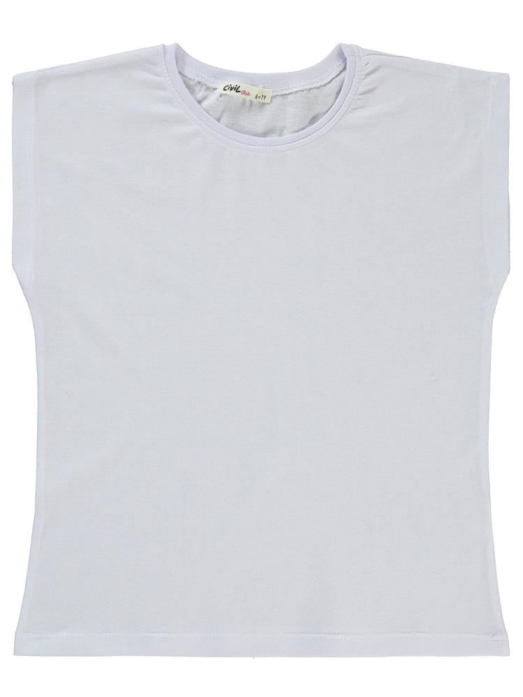 Civil Girls Sahte Cepli 6-9 Yaş Gömlek - Pembe