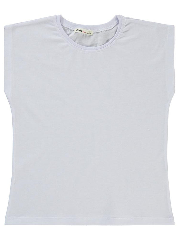 Civil Girls Sahte Cepli 10-13 Yaş Gömlek - Pembe