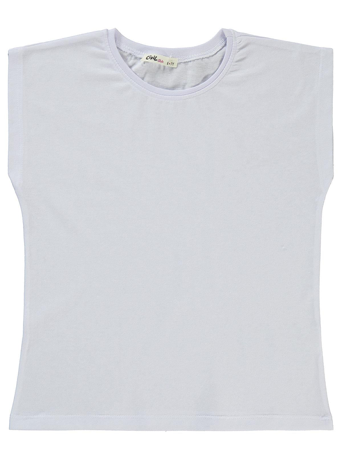 Civil Girls Sahte Cepli 6-9 Yaş Gömlek - Pembe