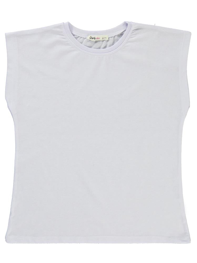 Civil Girls Sahte Cepli 6-9 Yaş Gömlek - Siyah