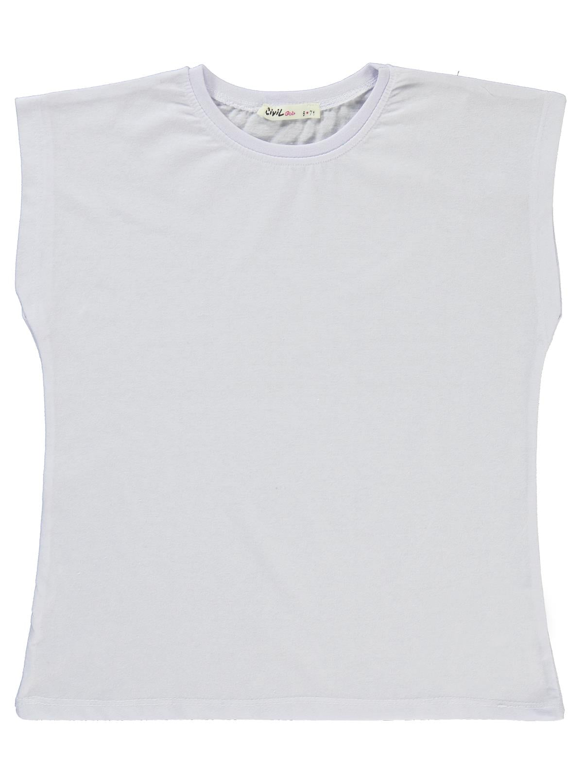 Civil Girls Sahte Cepli 6-9 Yaş Gömlek - Siyah