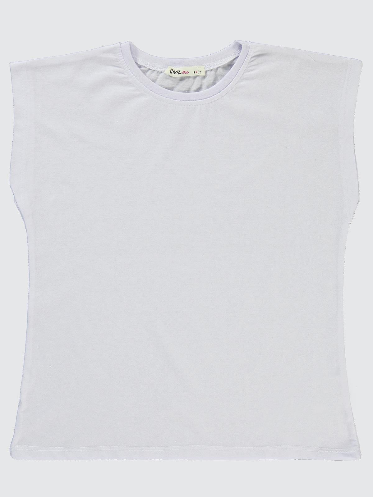 Civil Girls Sahte Cepli 6-9 Yaş Gömlek - Siyah