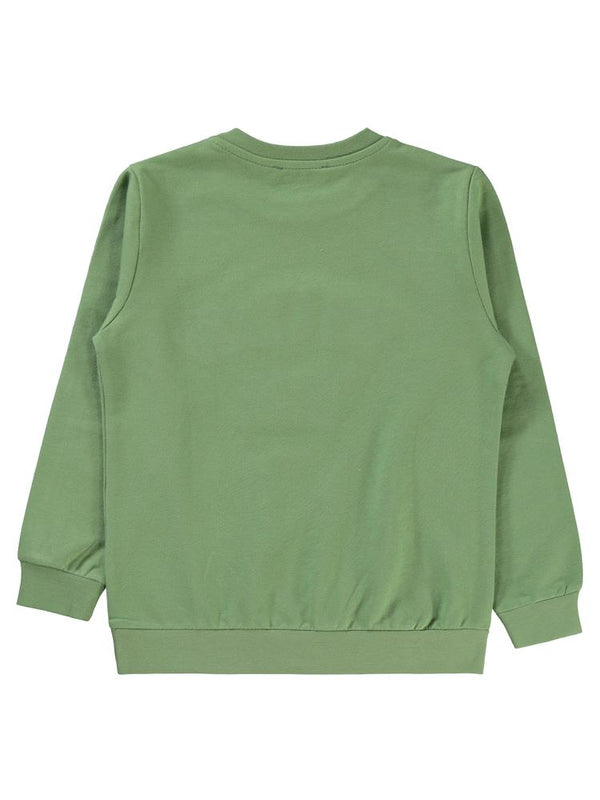 Civil Boys Wıld One Nakışlı 6-9 Yaş Sweatshirt - Haki