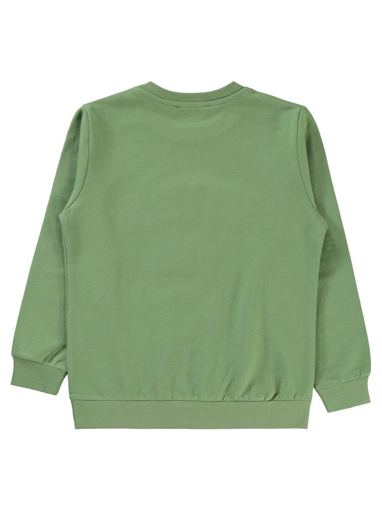 Civil Boys Wıld One Nakışlı 6-9 Yaş Sweatshirt - Haki