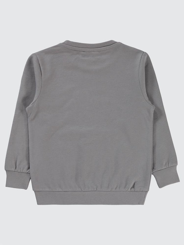 Civil Boys Super Baskılı 2-5 Yaş Sweatshirt - Gri