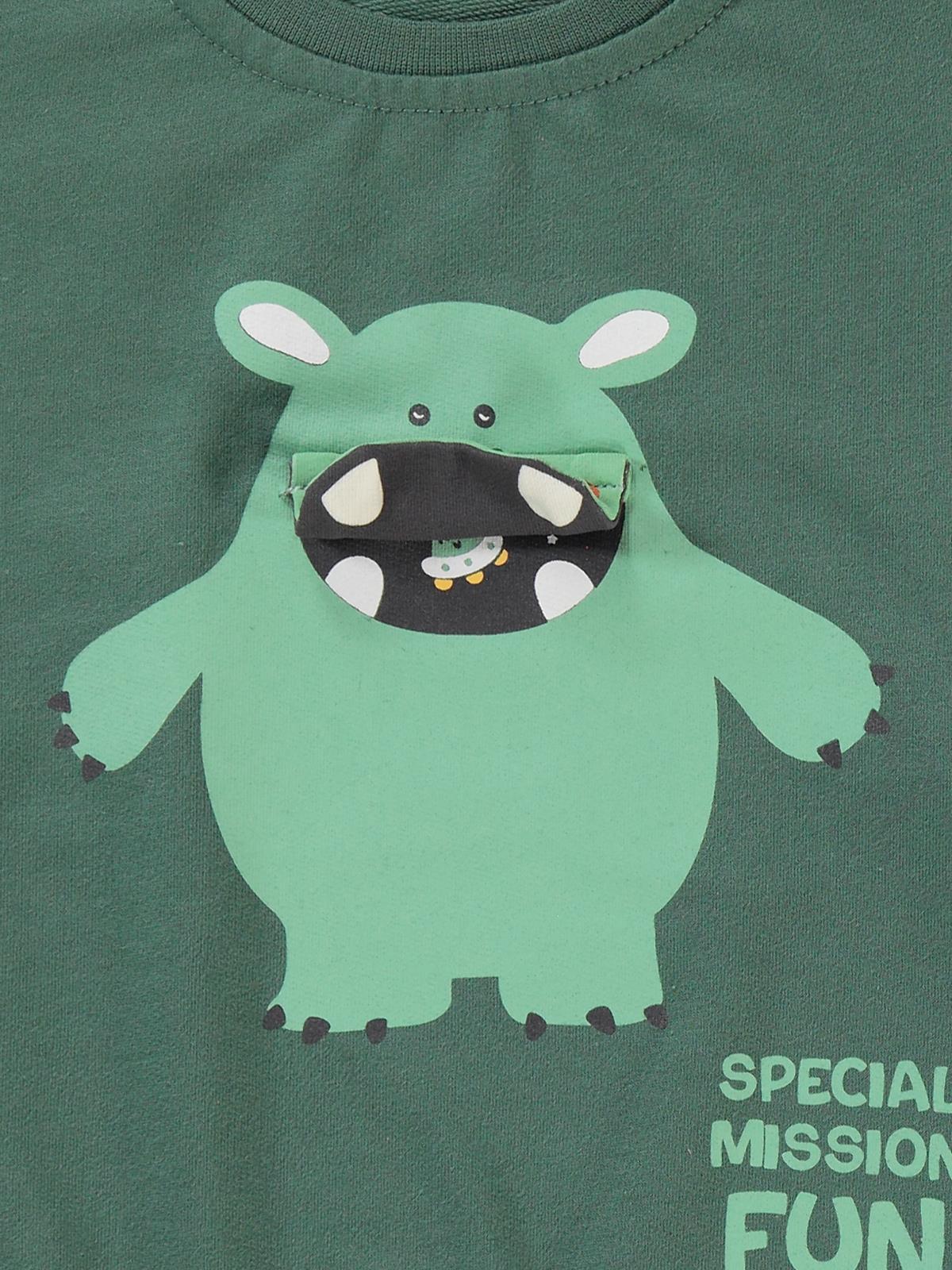 Civil Boys Specıal Mıssıon Fun Baskılı 2-5 Yaş Sweatshirt - Haki