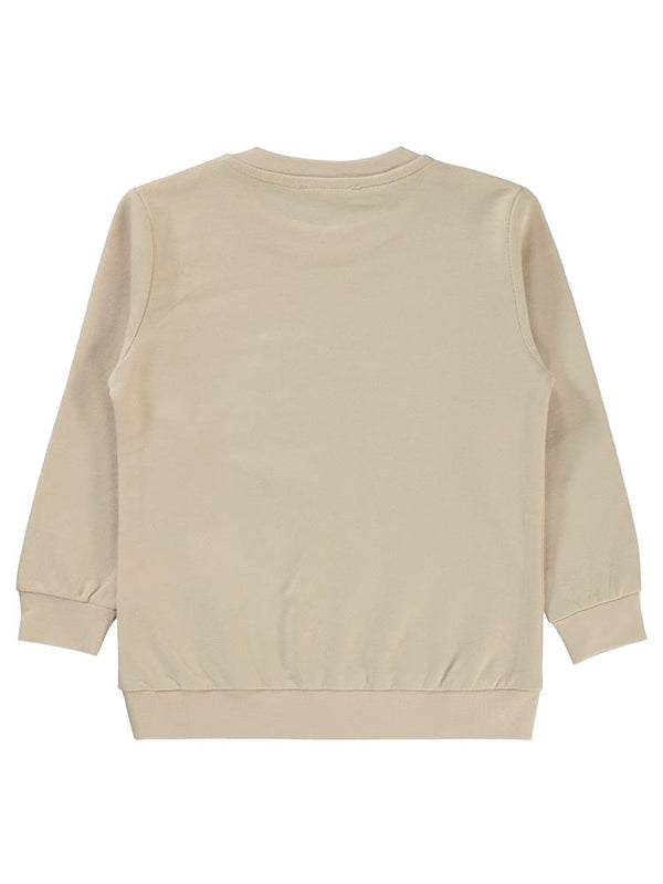 Civil Boys Super Baskılı 2-5 Yaş Sweatshirt - Bej
