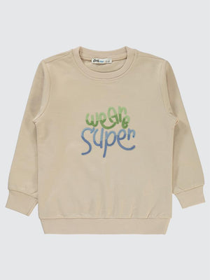 Civil Boys Super Baskılı 2-5 Yaş Sweatshirt - Gri
