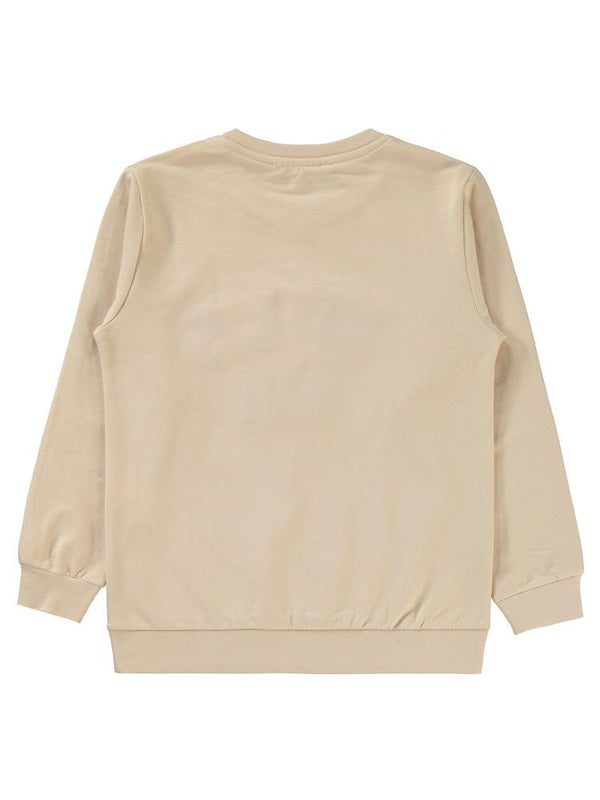 Civil Boys Wıld One Nakışlı 10-13 Yaş Sweatshirt - Bej