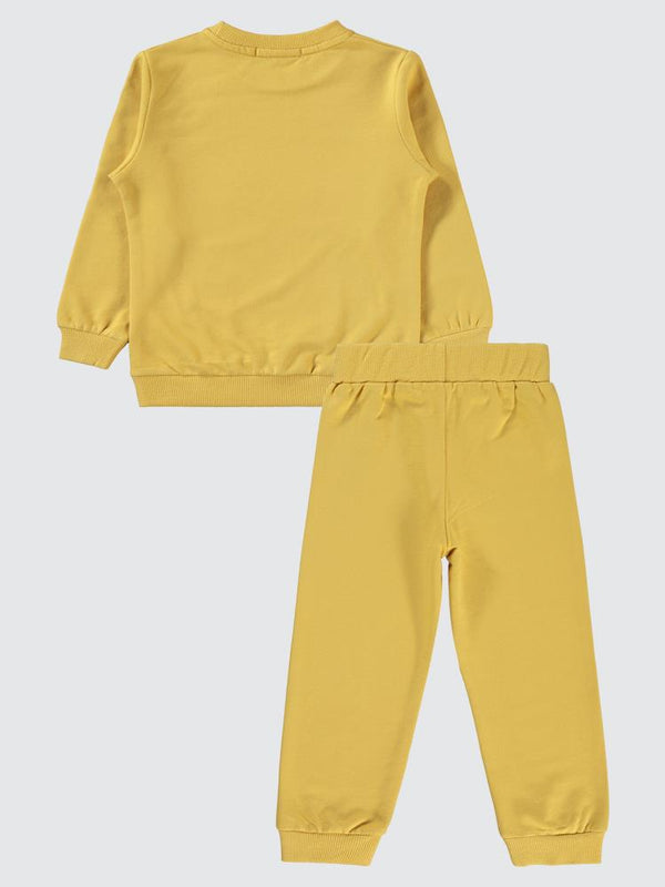 Civil Boys Rebel Baskılı 2-5 Yaş Eşofman Takımı - Hardal