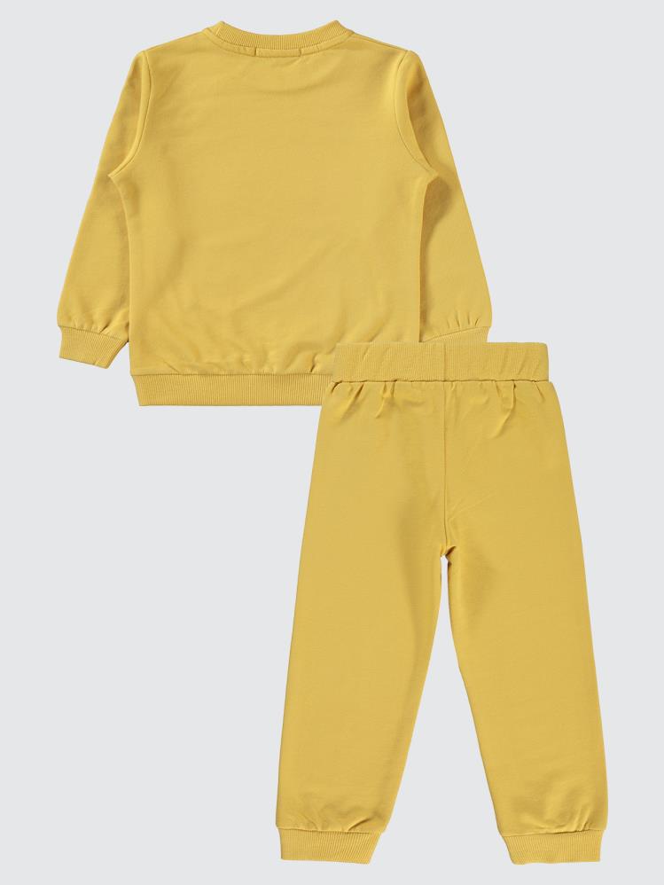 Civil Boys Rebel Baskılı 2-5 Yaş Eşofman Takımı - Hardal