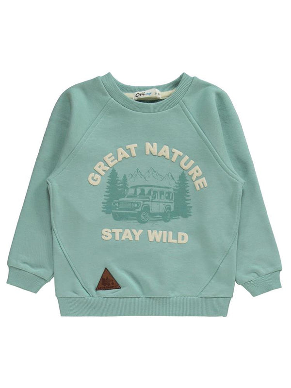 Civil Boys Great Nature Baskılı 2-5 Yaş Eşofman Takımı - Yeşil