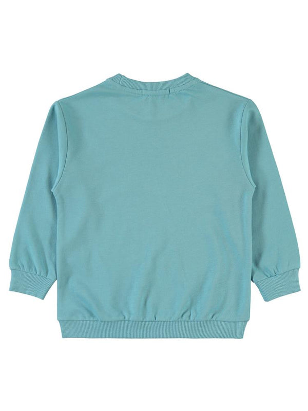 Civil Boys Timsah Baskılı 2-5 Yaş Sweatshirt - Mavi