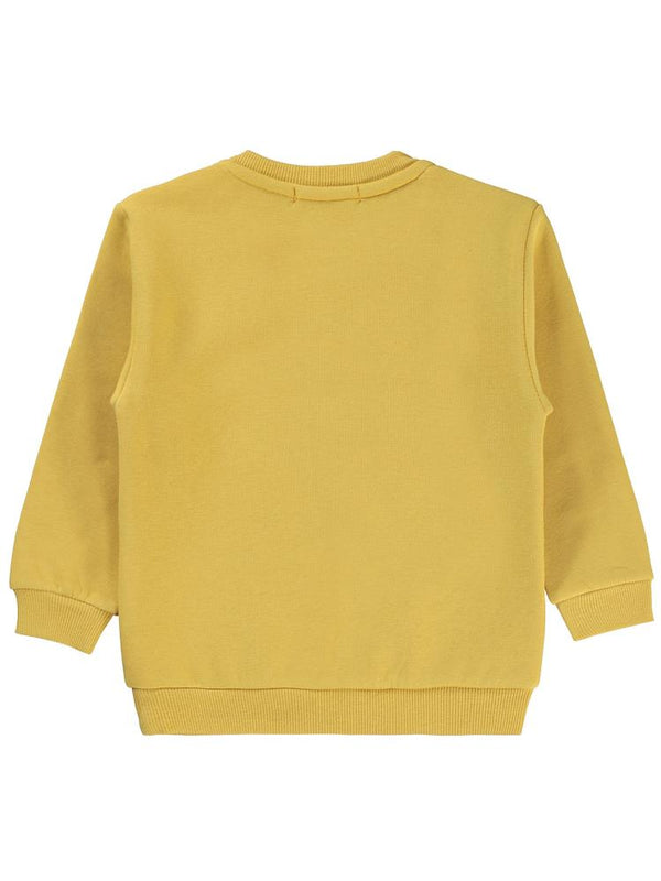 Civil Boys Vild Savage Baskılı 2-5 Yaş Sweatshirt - Hardal