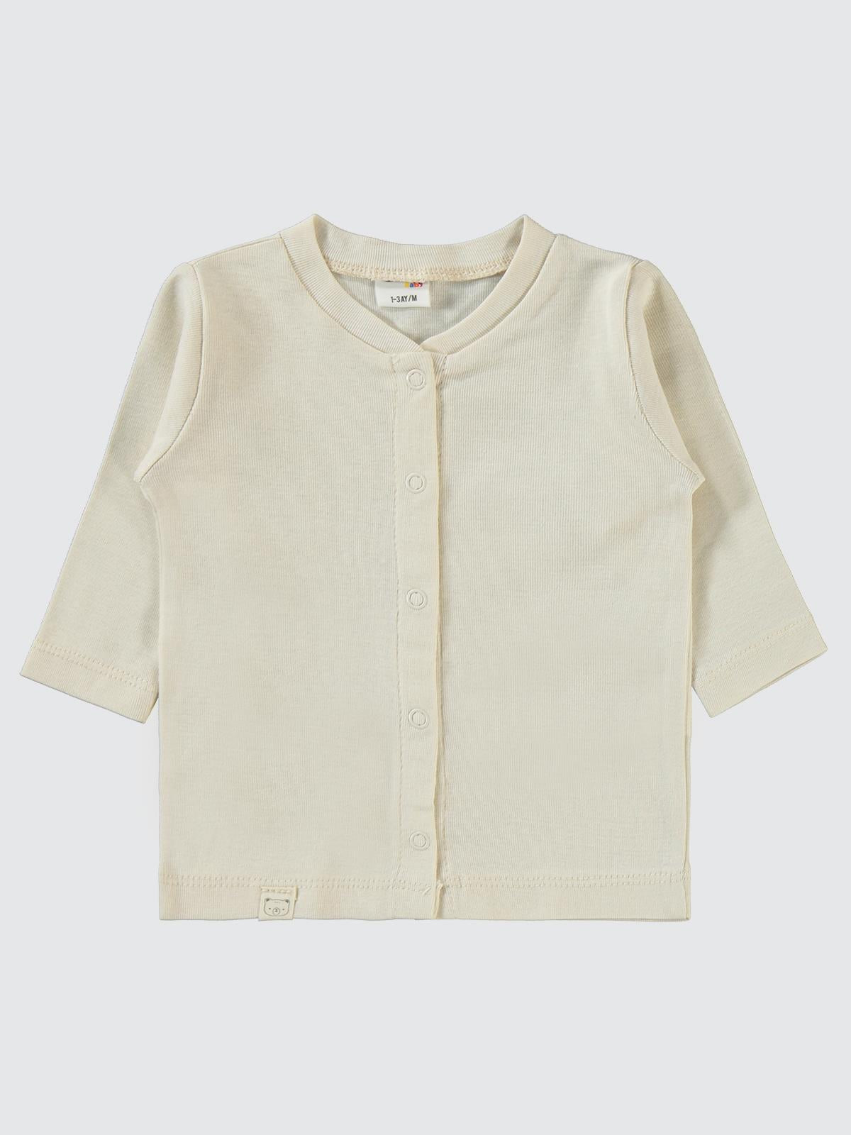 Civil Baby Düz 1-6 Ay Pijama Takımı - Bej