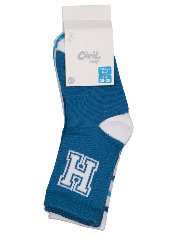 Civil Boys To Be Happy 3'lü 2-12 Yaş Erkek Soket Çorap