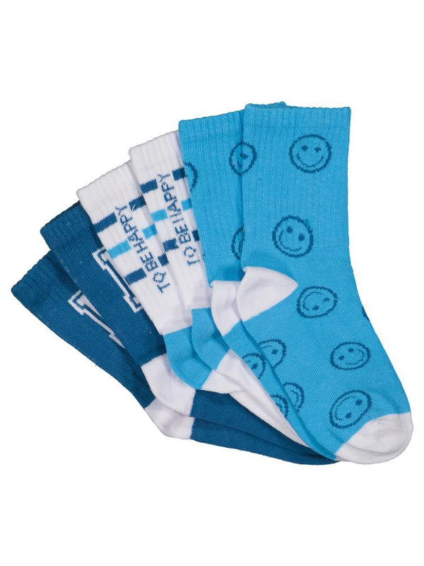 Civil Boys To Be Happy 3'lü 2-12 Yaş Erkek Soket Çorap