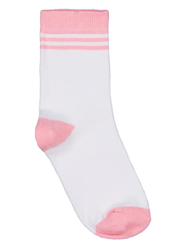 Civil Girls Basic Çift Çizgili 3'lü 2-12 Yaş Kız Soket Çorap