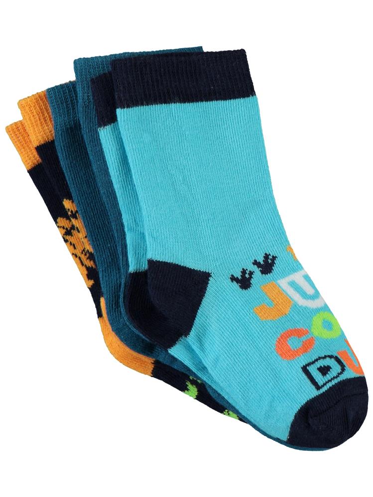 Civil Boys Just Dino 3'lü 2-12 Yaş Erkek Soket Çorap