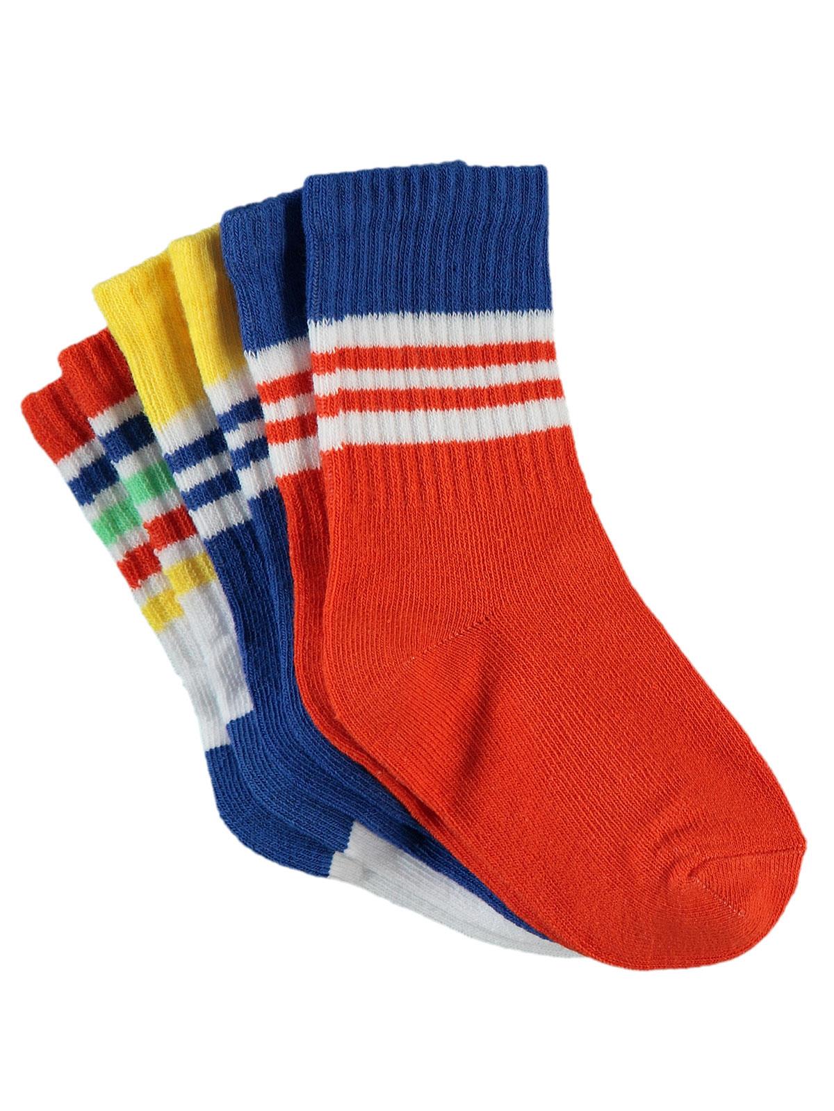 Civil Boys Colorful 3'lü 2-12 Yaş Erkek Soket Çorap