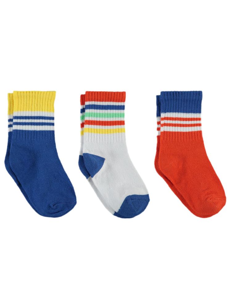 Civil Boys Colorful 3'lü 2-12 Yaş Erkek Soket Çorap