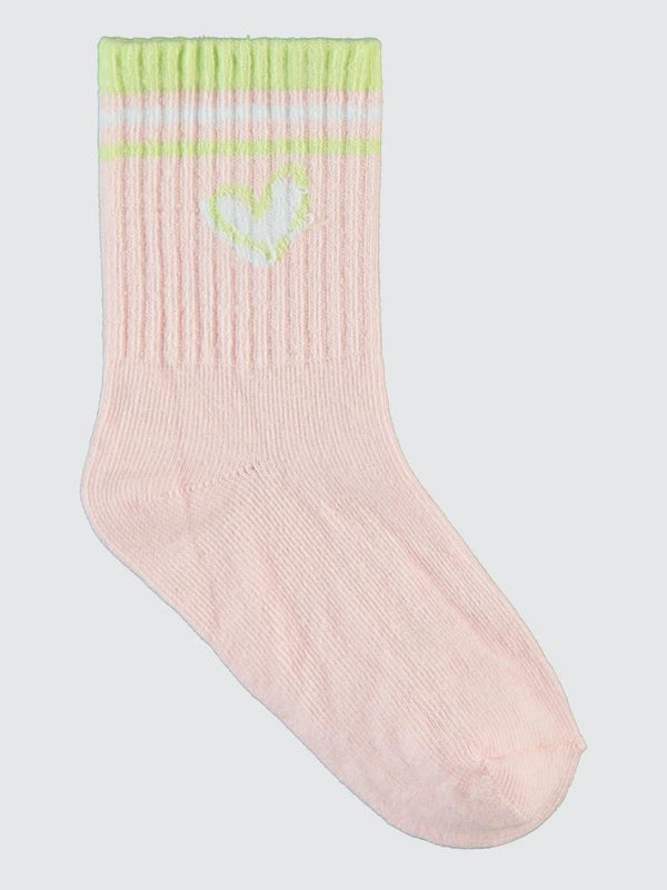 Civil Girls Kalp 3'lü 2-12 Yaş Kız Soket Çorap